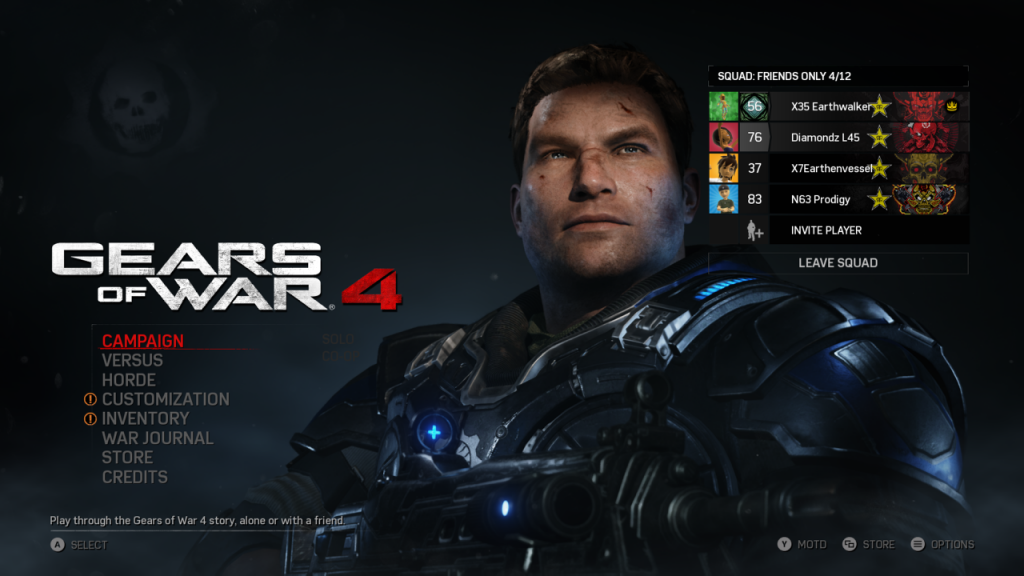 Gears of war 4. About the characters - X35 Earthwalker