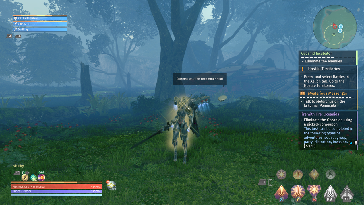 Divine form in Skyforge - X35 Earthwalker