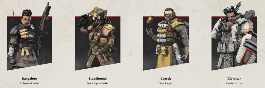 Apex legends characters