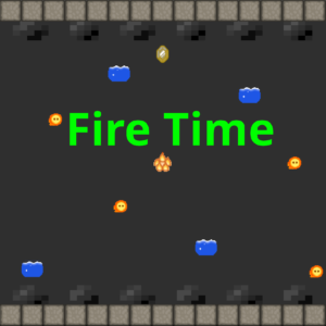 X35 Earthwalker Fire Time Title screen
