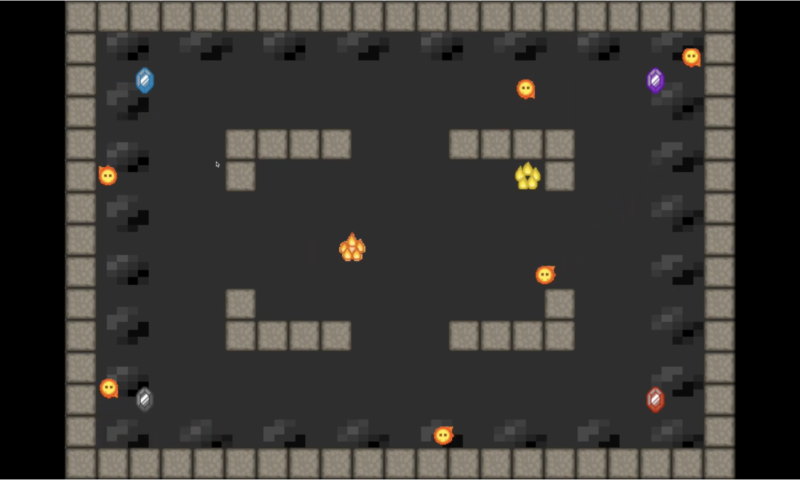 X35 Earthwalker Fire Time Title screen