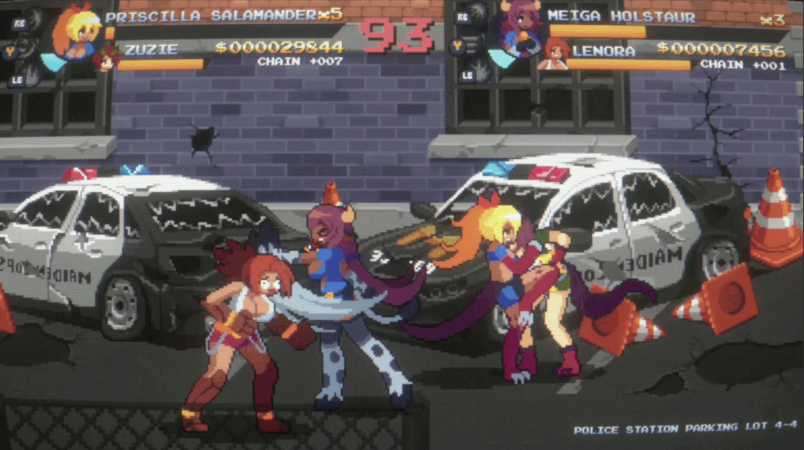 X35 Earthwalker Maiden Cops street brawl