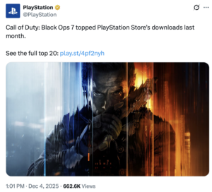 Call of Duty: Black Ops 7 is the top game on playstation. X35 Earthwalker