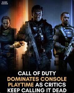 Call of Duty: Black Ops 7 dominates console play time. X35 Earthwalker